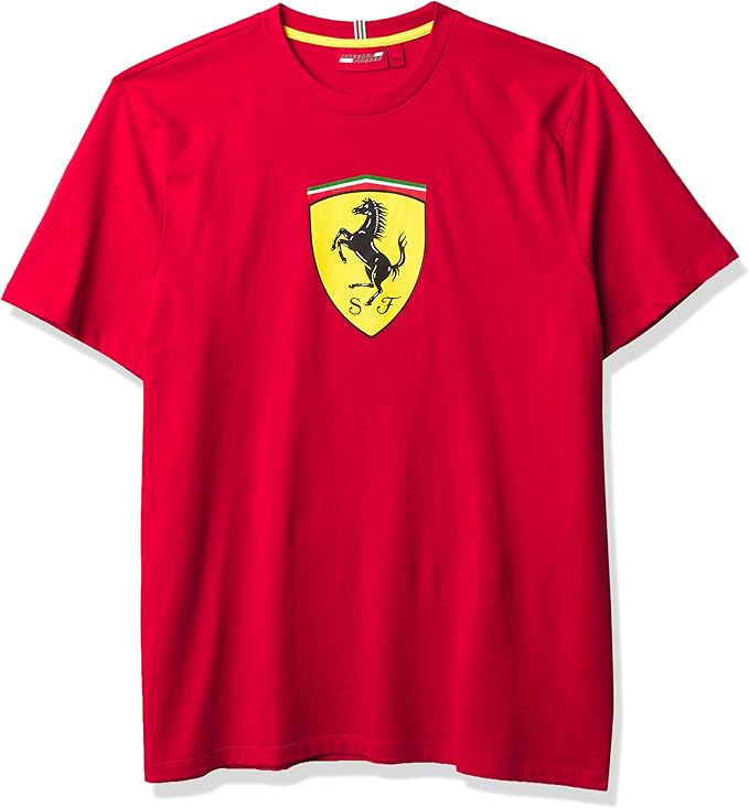 法拉利 scuderia f1 大号盾牌 t 恤 黑色/红色 红色 小号 【ferrari】